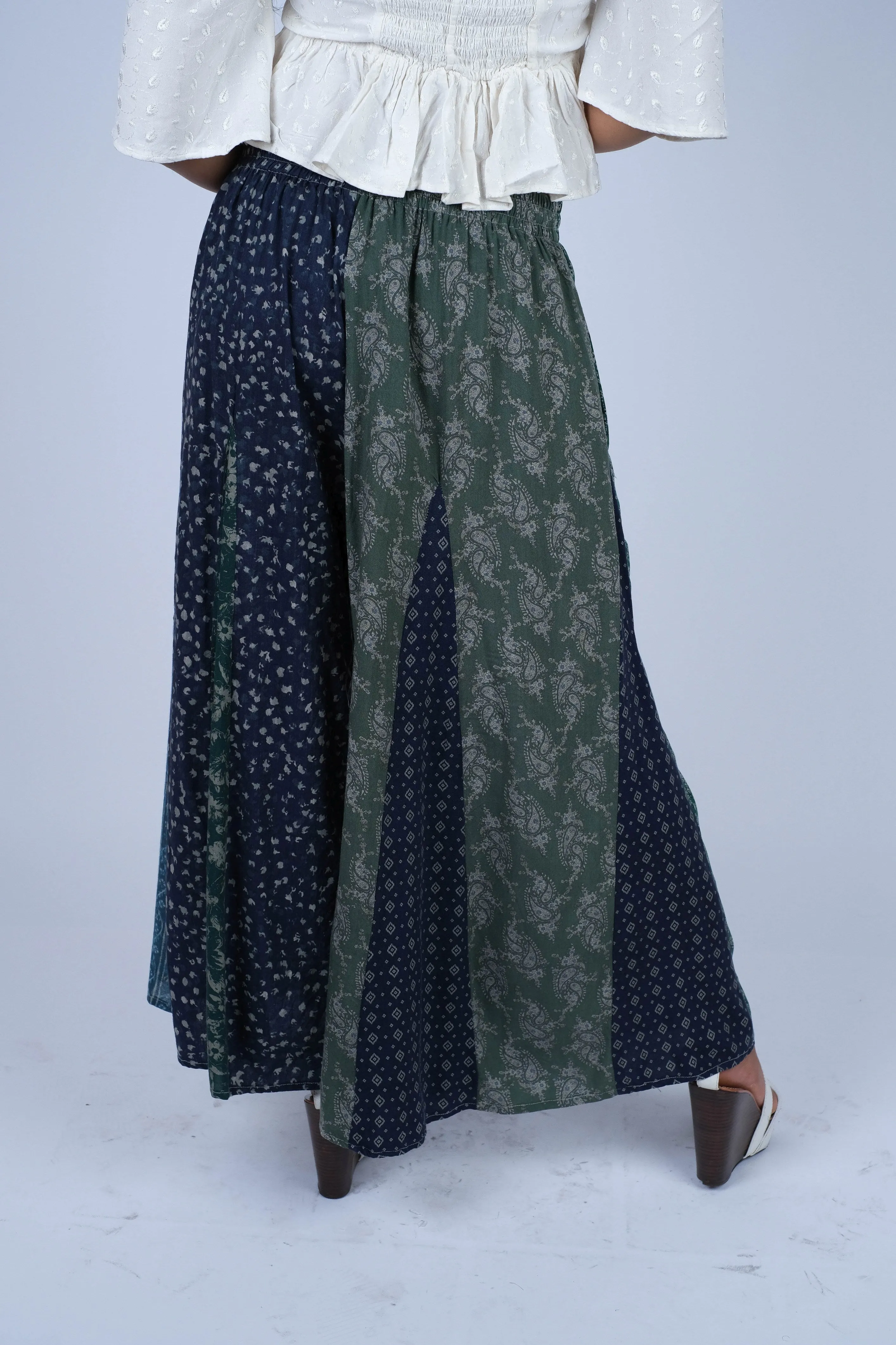 224636 Sacred Threads Ethereal Patchwork Palazzo Pants