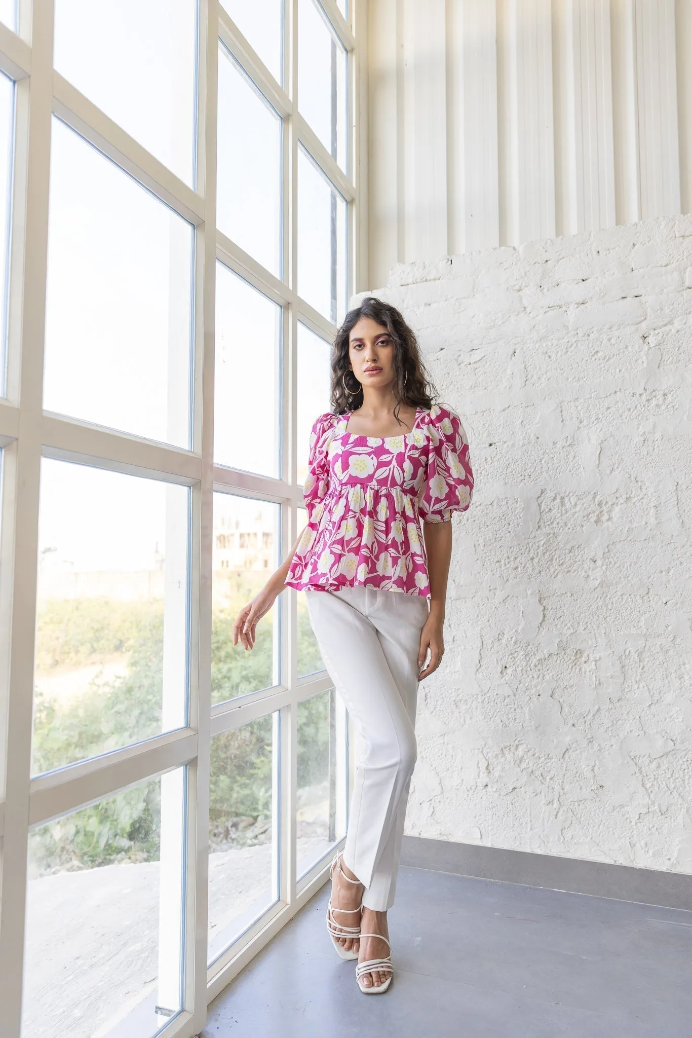 Alisha Peplum Top