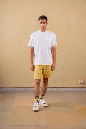 Azure Shorts - Mustard - Hemp Tencel