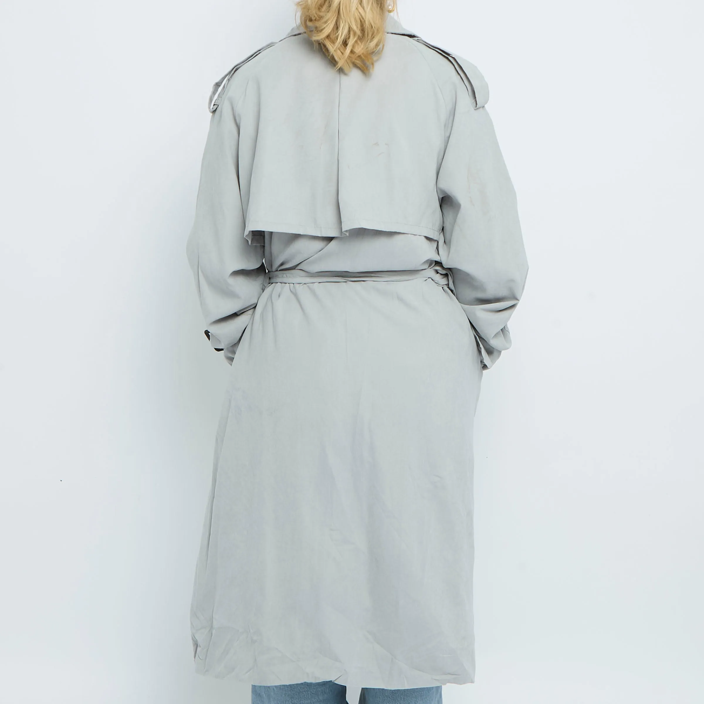 Belt  Double Layered Trench Coat - UK 14