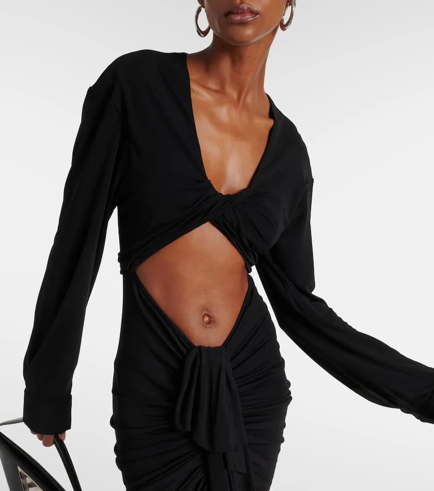 Christopher Esber Vivenda draped jersey maxi dress