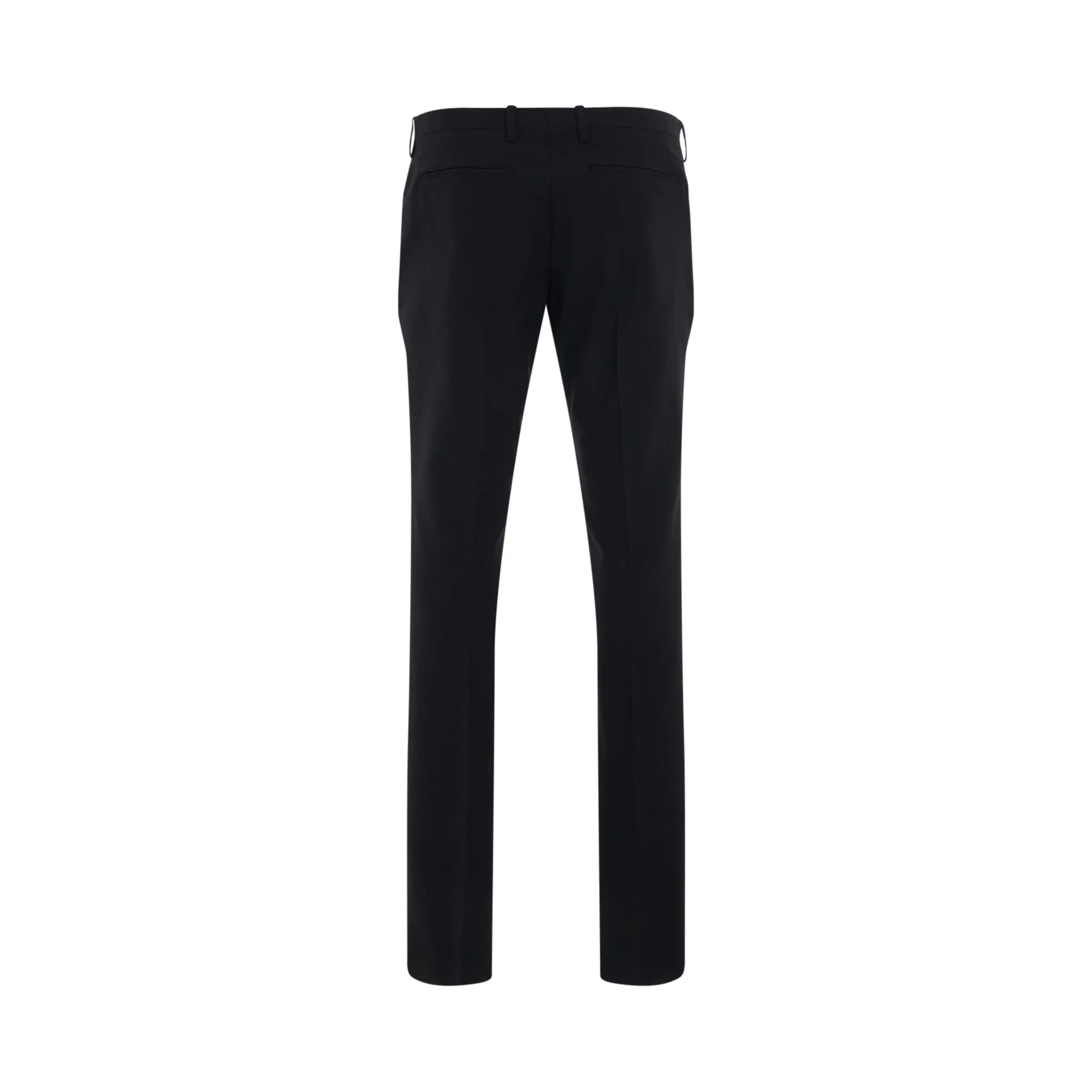 Corporate Skinny Fit Pants in Black/White