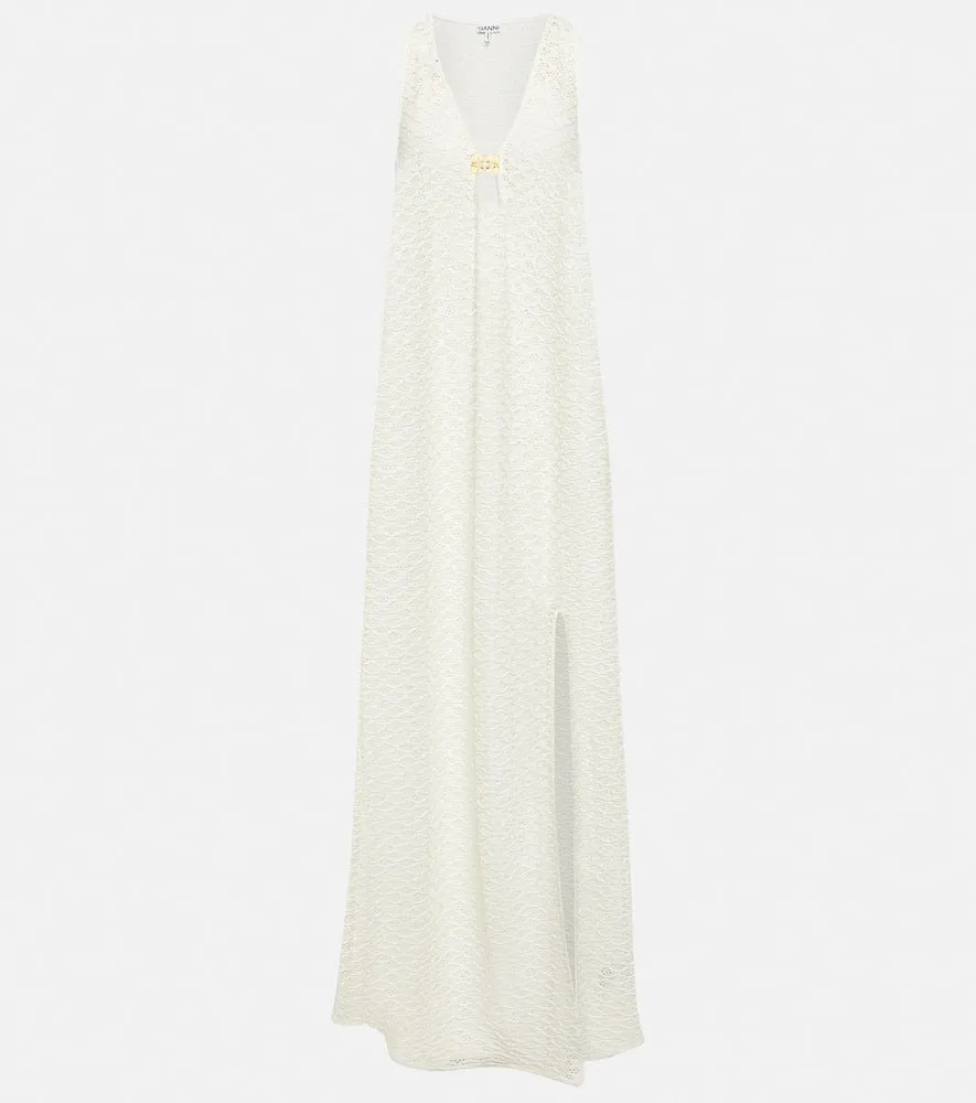 Ganni Lace maxi dress