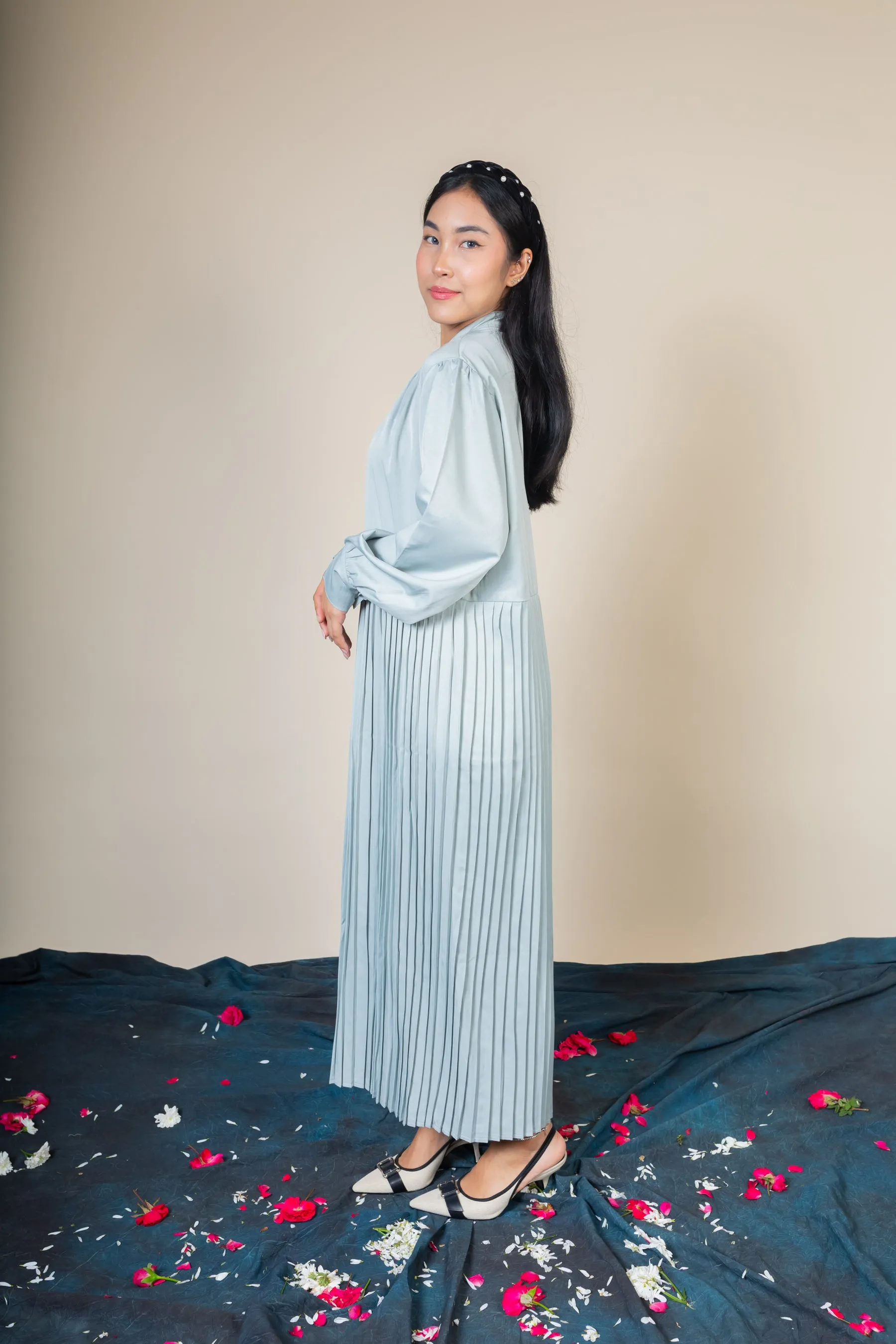 GULNAR MAXI DRESS - MINT
