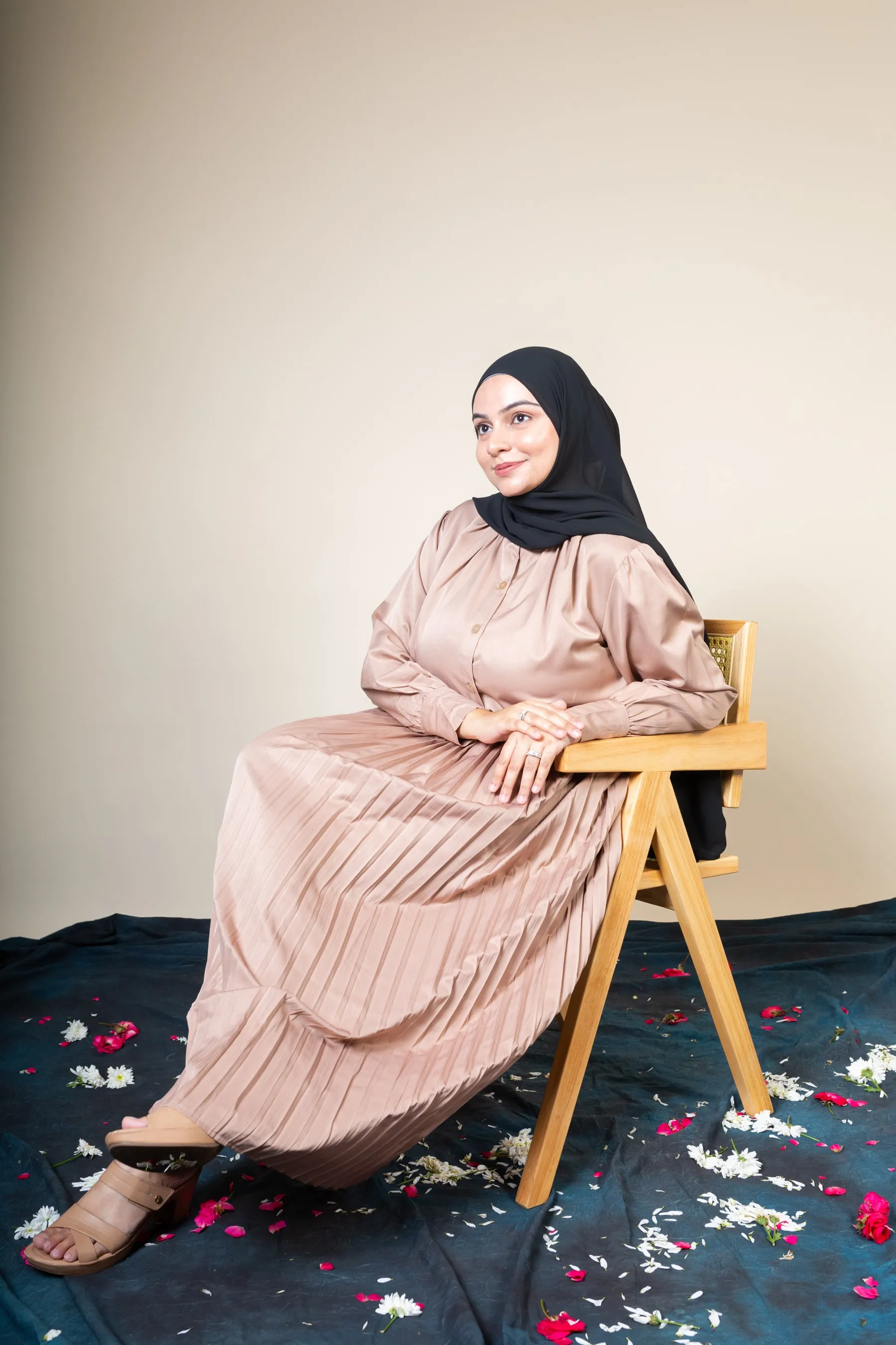 GULNAR MAXI DRESS - MOCHA