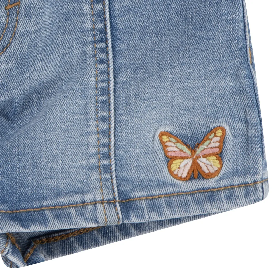 Levi's Girls Flutter Sleeve Tee & Shorts Set (Toddlers)