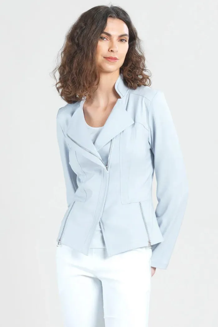 Liquid Leather Signature Jacket - Stone