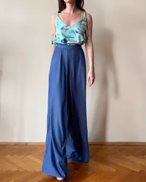 PALAZZO PANTS DENIM
