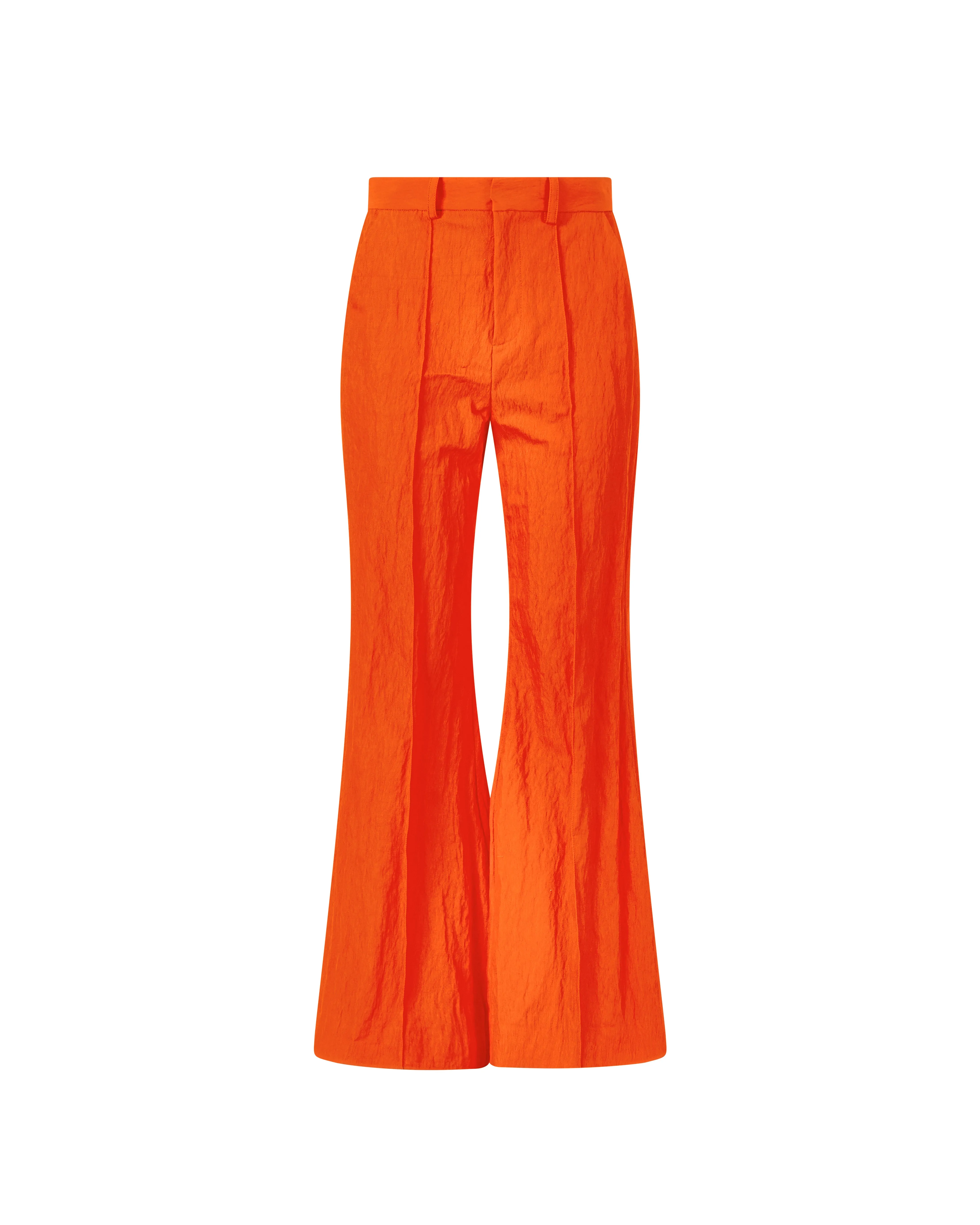 Paneled And Piped Flare Pant