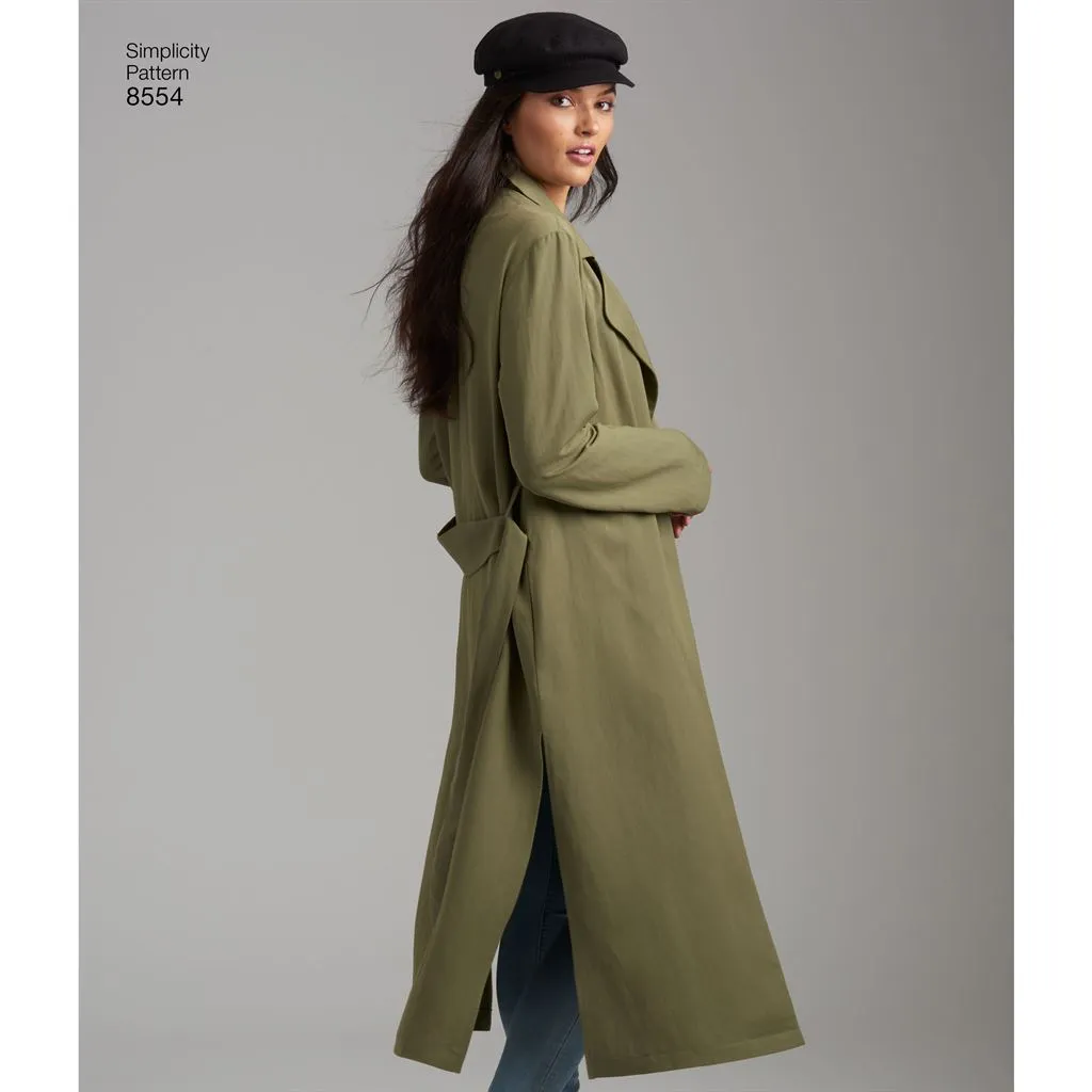 Simplicity Pattern 8554 Women’s  /  Petite Women’s  Coats and Jackets